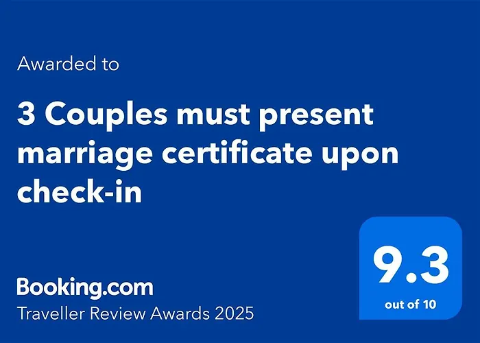 3 Couples Must Present Marriage Certificate Upon Check-In